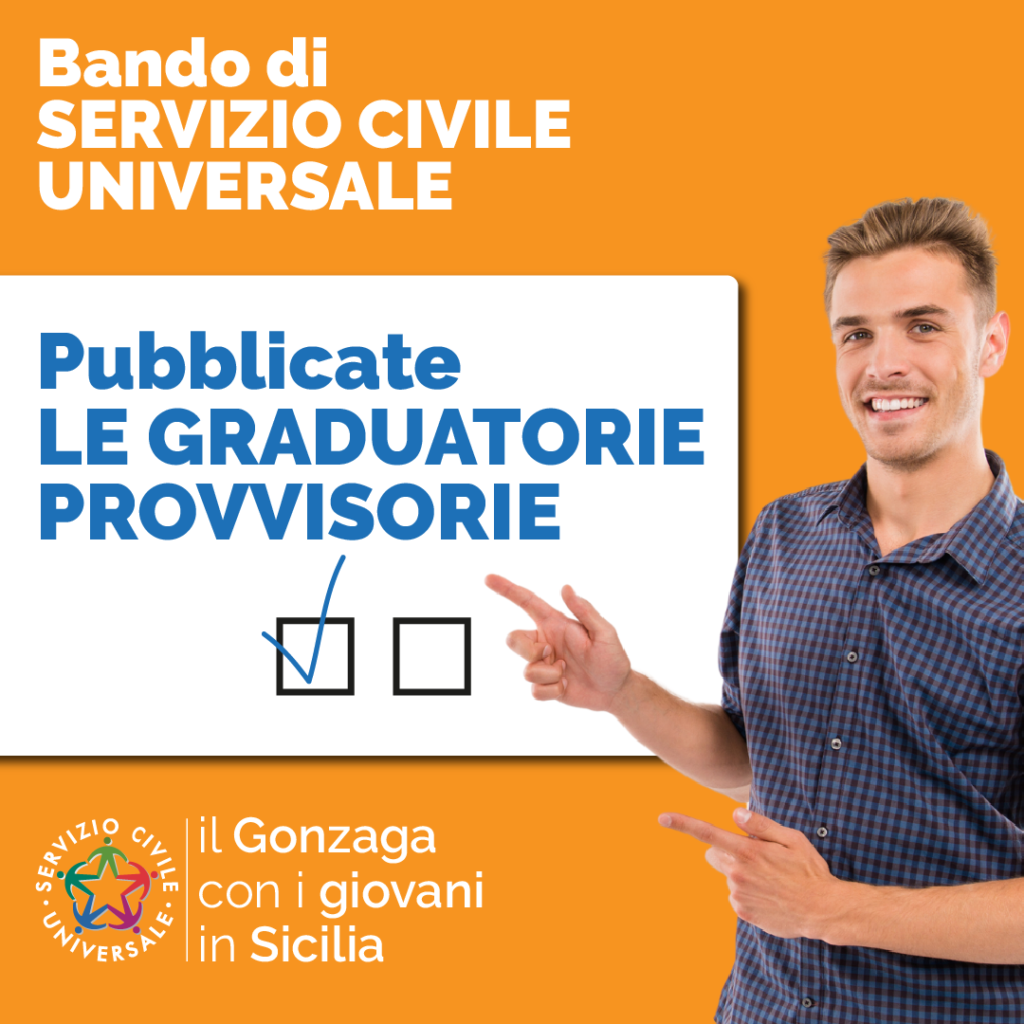 Pubblicazione graduatorie provvisorie SCU 2024