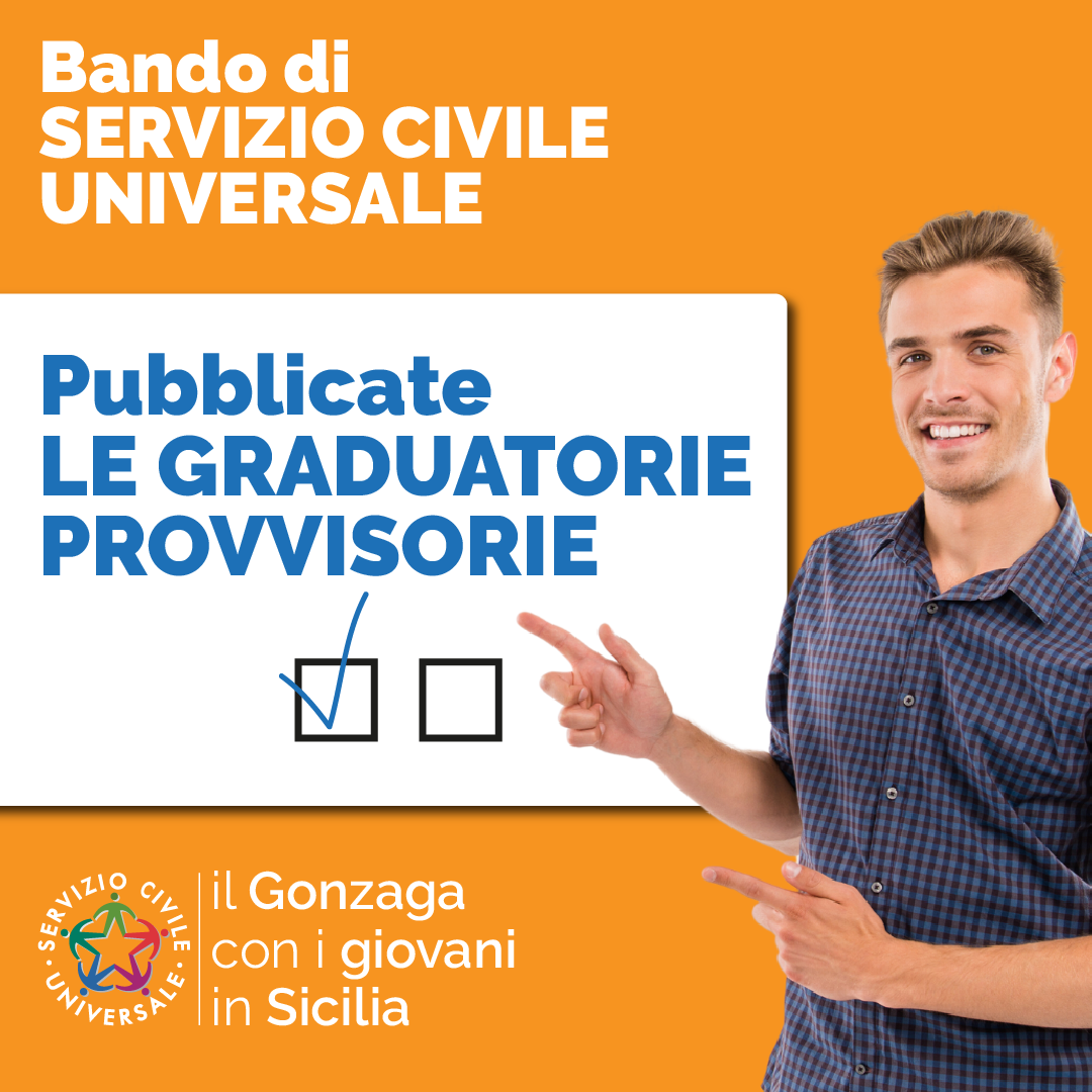 Pubblicazione graduatorie provvisorie SCU 2024 Pubblicazione graduatorie provvisorie SCU 2024